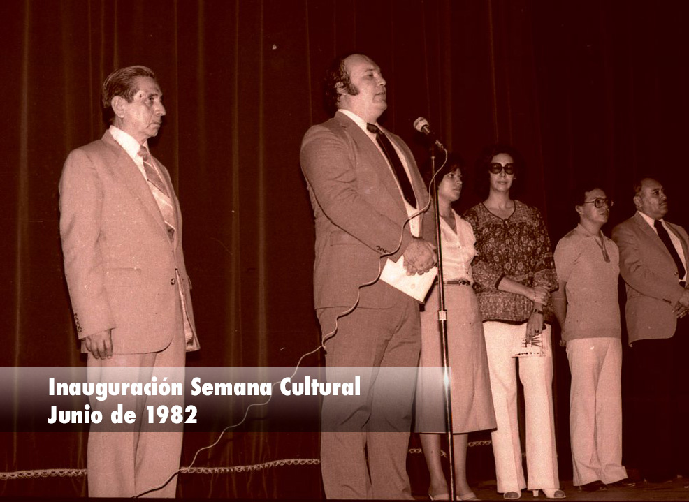 16 inauguracion semana cultural 1982